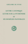 Lettre canonique ; Lettre sur la pythonisse et six homélies pastorales vignette